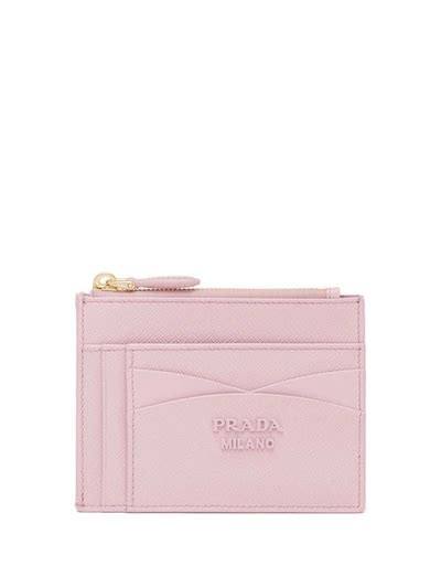 prada saffiano leather card holder alabaster pink|prada saffiano long wallet.